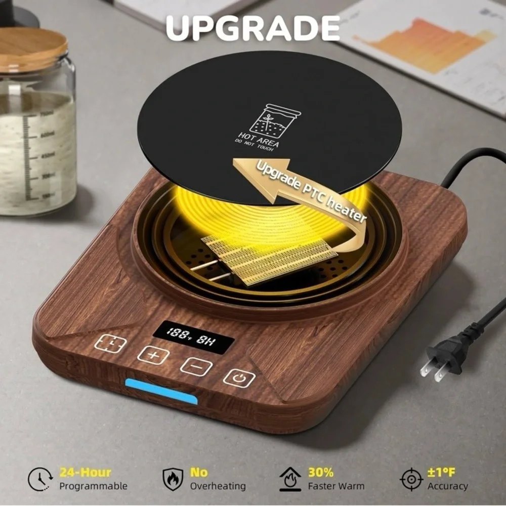 NEW - Sourdough Starter Warmer Mat - 24H Timer - Precise 1°F Thermostat Control